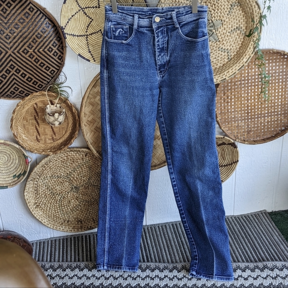 Vintage 90s Jordache Jeans size 8 Slim Fit fit High Rise Straight Leg Groovy